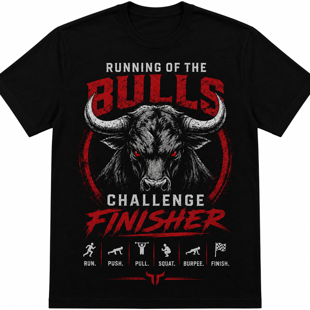 Running of the Bulls Challenge Finisher Tee